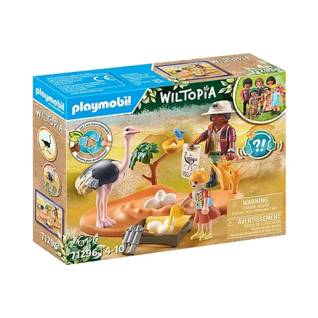 Playmobil Wiltopia - Nido di struzzo e custodi 71296