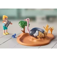 Playmobil Wiltopia - Nido di struzzo e custodi 71296