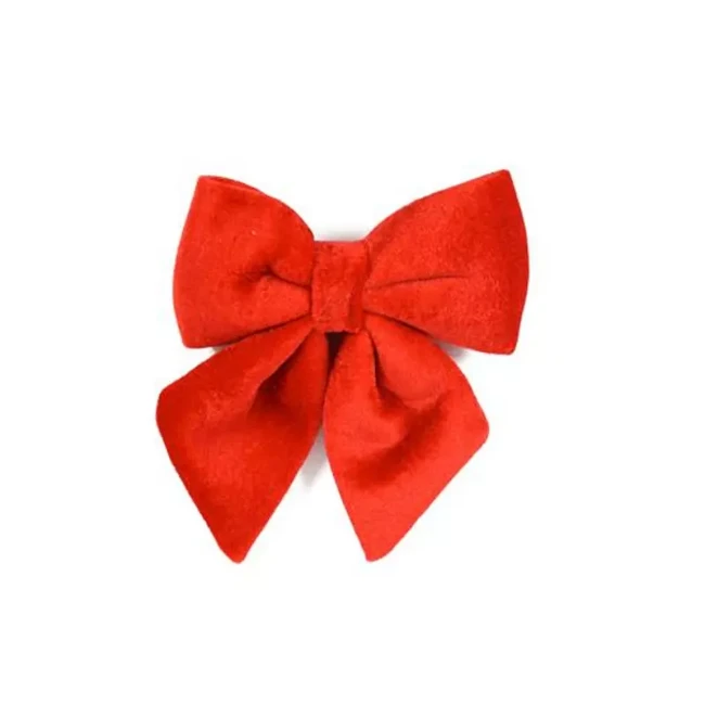 Fiocco in Velluto Rosso 13 cm