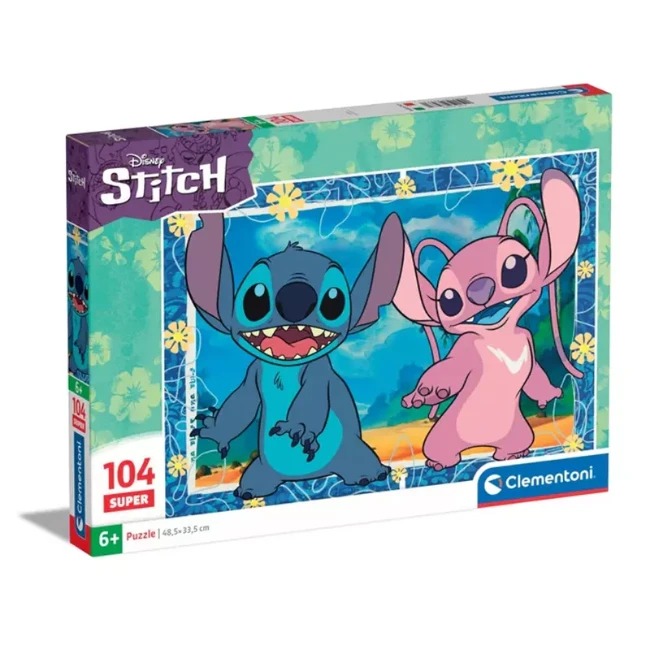 Paniate - Clementoni Puzzle Disney Stitch Orizzontale 104 pezzi