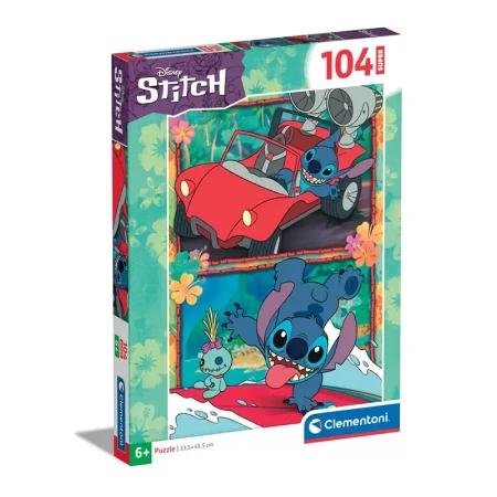 Clementoni Puzzle Disney Stitch in Macchina Verticale 104 pezzi