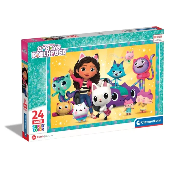 Paniate - Clementoni Puzzle Gabby's Dollhouse 24 maxi pezzi