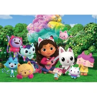 Clementoni Puzzle Gabby's Dollhouse Amici in Giardino 24 maxi pezzi