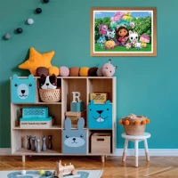 Clementoni Puzzle Gabby's Dollhouse Amici in Giardino 24 maxi pezzi