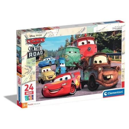 Clementoni Puzzle Disney Pixar Cars on the Road 24 maxi pezzi