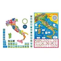Clementoni Sapientino Geo Puzzle Magnetico Educativo Italia