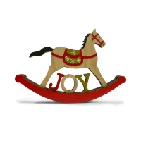 Cavallo a Dondolo in Legno 15 cm 