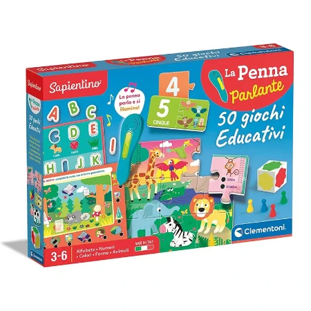 Clementoni Sapientino La Penna Parlante - 50 Giochi Educativi