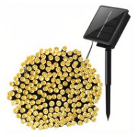 Catena Luminosa Solare 480 Led Bianco Caldo con Giochi Luce