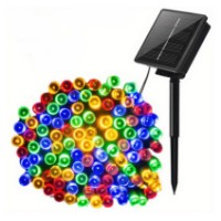 Catena Luminosa Solare 180 Led Multicolore con Giochi Luce
