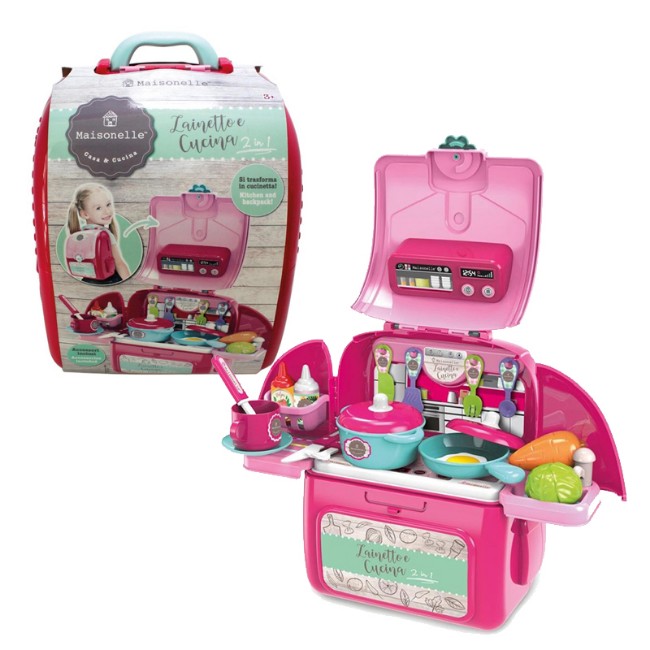 ODS Toys Maisonelle Zainetto Cucina 2 In 1