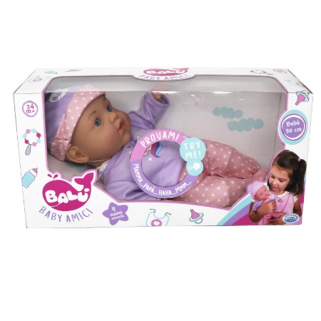 ODS Toys Balu' Baby Amici Bebè Corpo Morbido 30 cm con Suoni