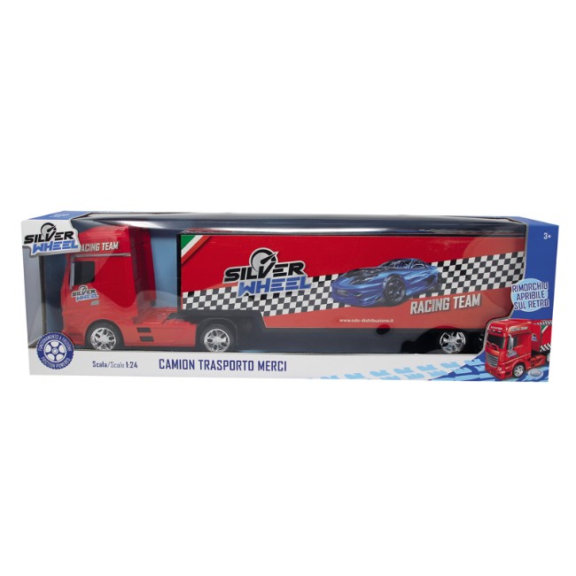 ODS Toys Silver Wheel Camion a Frizione Scala 1:24