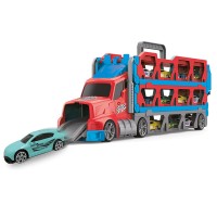 ODS Toys Silver Wheel Transporter Grand Prix con 2 Auto
