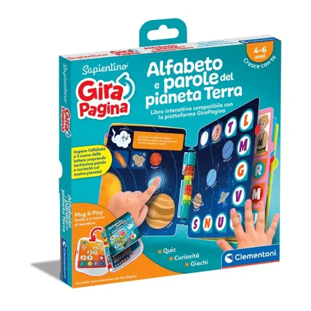 Clementoni Sapientino Girapagina - Alfabeto e parole del pianeta Terra