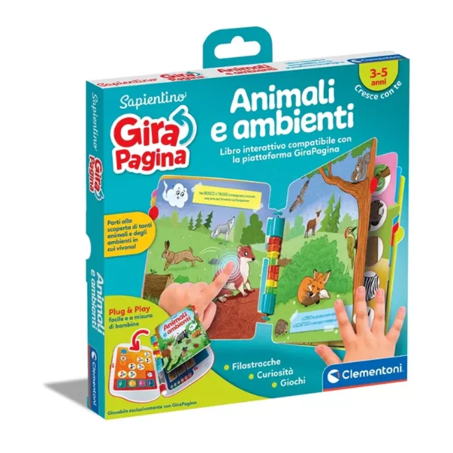 Clementoni Sapientino Girapagina - Animali e Ambienti