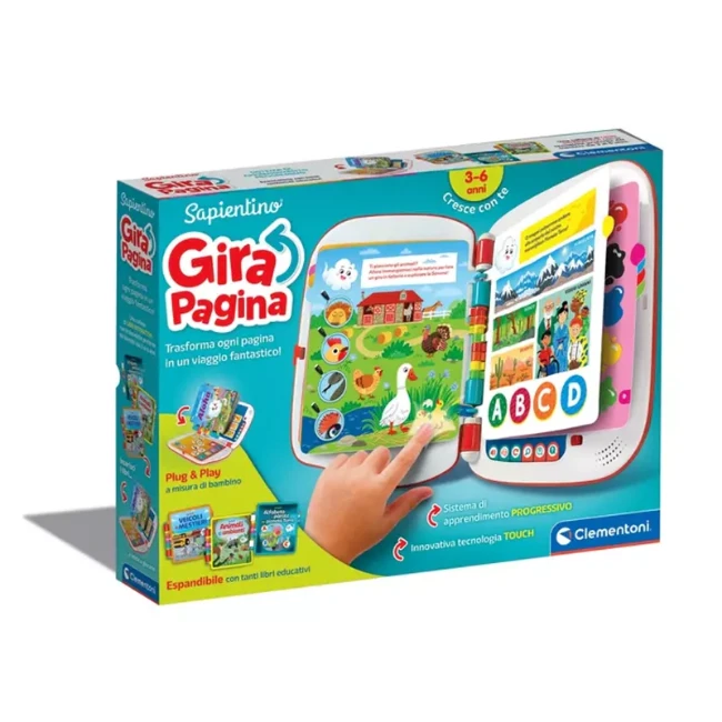 Sapientino Girapagina - Libro Interattivo Alfabeto Pianeta Terra - Gioco Educativo 4+ Anni - Foto 9