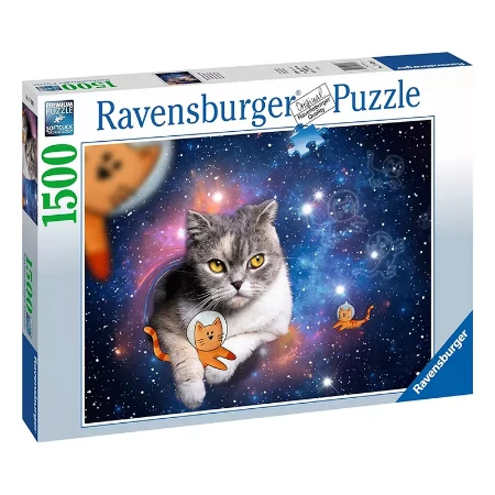 Ravensburger Puzzle Gatto nello Spazio 1500 pezzi