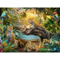 Ravensburger Puzzle Leopardi nella Giungla 1500 pezzi