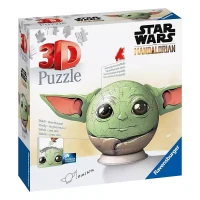 Ravensburger Puzzle 3D Star Wars The Mandalorian Grogu con Orecchie