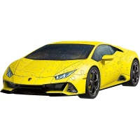 Ravensburger Puzzle 3D Lamborghini Huracan Evo Gialla 108 pezzi