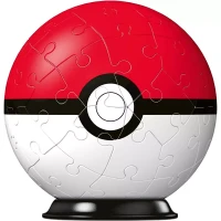 Ravensburger Puzzle 3D Pokemon Pokeball Rossa 54 pezzi