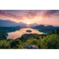 Puzzle Ravensburger 17018 – Printemps De Lago Maggiore, Ticino – 3000 Pièces – Neuf