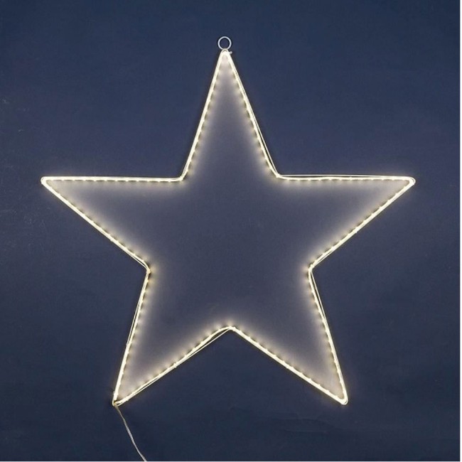 Stella in Tubo Luminoso LED 64 cm - Bianco Caldo