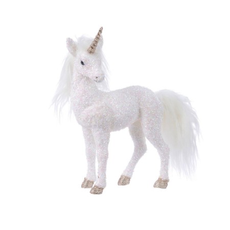 Unicorno Bianco Iris con Glitter 36 cm