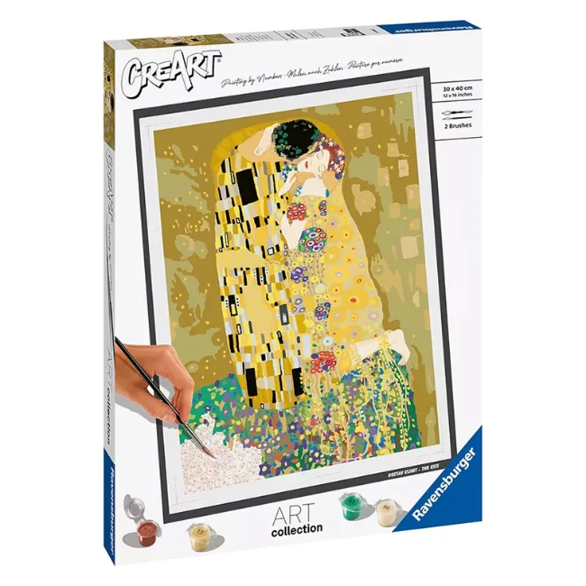 Paniate - Ravensburger CreArt Serie B Art Collection Klimt: Il Bacio Kit  per Dipingere