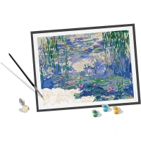 Ravensburger CreArt Serie B Art Collection Monet: Le Ninfee per Dipingere
