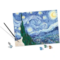 Ravensburger CreArt Serie B Art Collection Van Gogh: Notte Stellata per Dipingere
