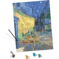 Ravensburger CreArt Serie B Art Collection Van Gogh: Terrazza del caffè di sera per Dipingere