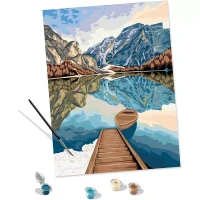 Ravensburger CreArt Serie  Premium B Art Collection Lago di Montagna per Dipingere