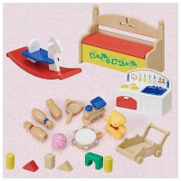 Sylvanian Families Scatola Giochi Bebé Coniglio Neve e Bebé Panda