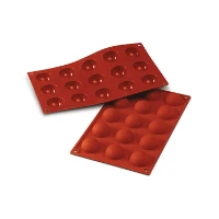 Silikomart Stampo in Silicone Semisfera 15 pz