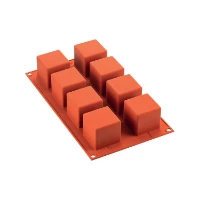 Silikomart Stampo in Silicone Cube Mould 8 pz
