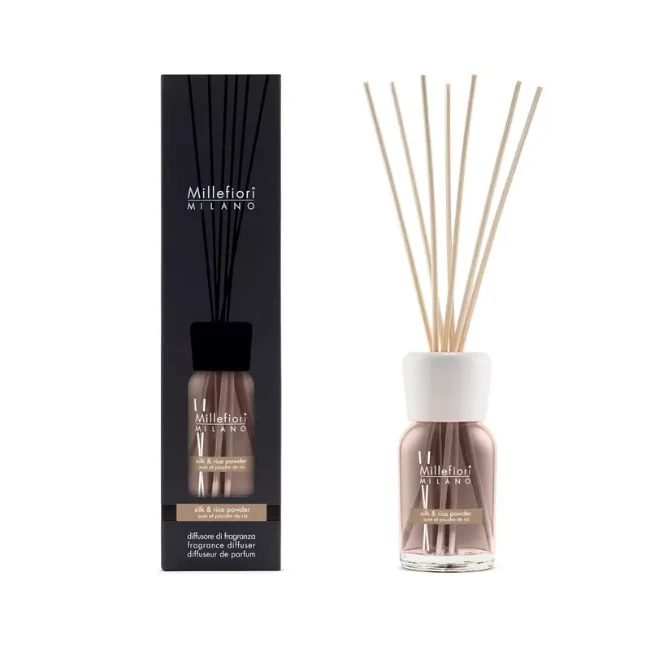 Millefiori Diffusore Stick 100 ml Silk & Rice Powder