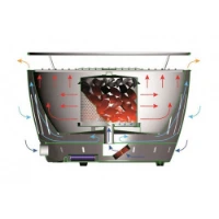 LotusGrill Grill Barbecue Portatile a Carbone XL Red