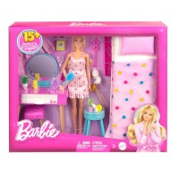 Cameretta completa Barbie per bambine con Letto e armadio