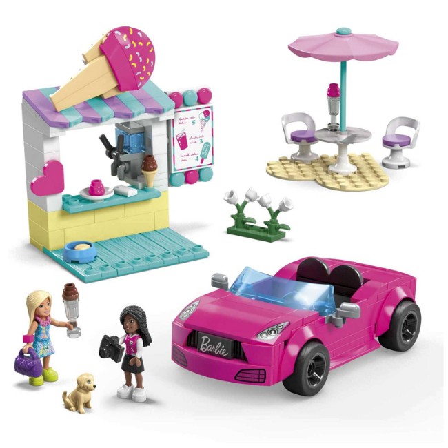 Mega Bloks Barbie Cabrio e Chiosco dei Gelati