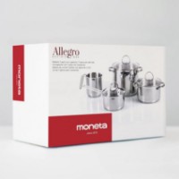 Moneta Batteria Allegro  in Acciaio Inox 7pz