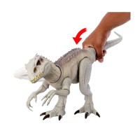 Jurassic World Action Figure Mimetizzati e Combatti Indominus Rex con Luci, Suoni e Movimento