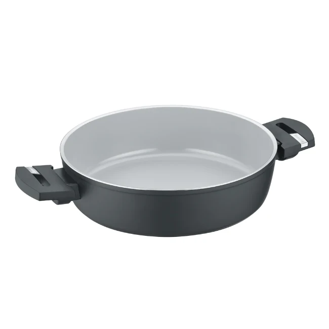 Tegame 2M In Alluminio Cm.28 | Inad.Alb. Per Cucina Professionale E Casalinga
