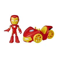 Hasbro Marvel Spidey Veicolo con Personaggio con Accessori - Iron Racer