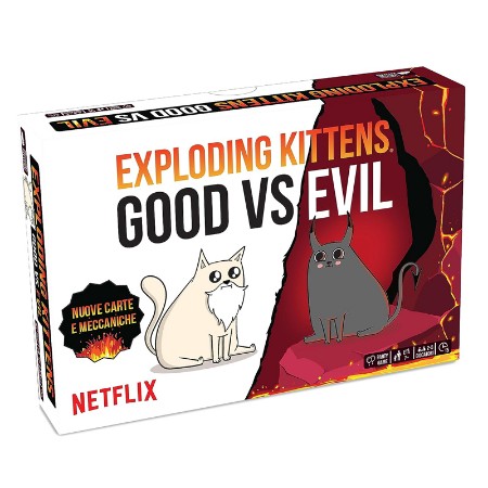 Asmodee Exploding Kittens Good VS Evil