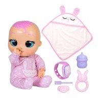 Cry Babies Newborn Coney Bambola Interattiva con Braccialetto Elettronico di IMC Toys
