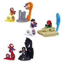 Hasbro Marvel Stunt Squad - Set Captain America Vs. Teschio Rosso Con Lanciatore E Bersaglio - 2