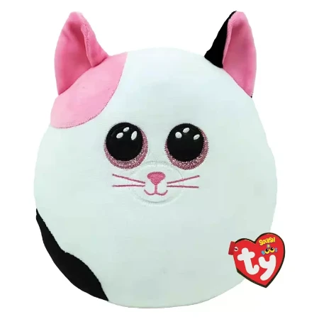 Ty Peluche Cuscino Squish a Boos Gatto Muffin 22 cm