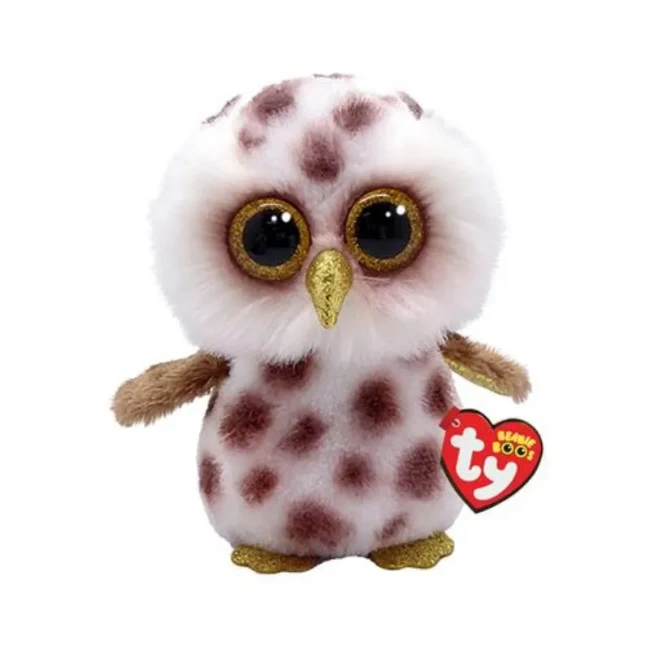 Ty Peluche Beanie Boos Gufo Whoolie 15 cm